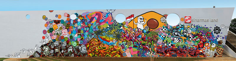 NOW! JAKARTA | Street Artists Create Largest Mural in Jakarta