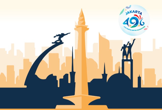 Virtual celebration of Jakarta's anniversary