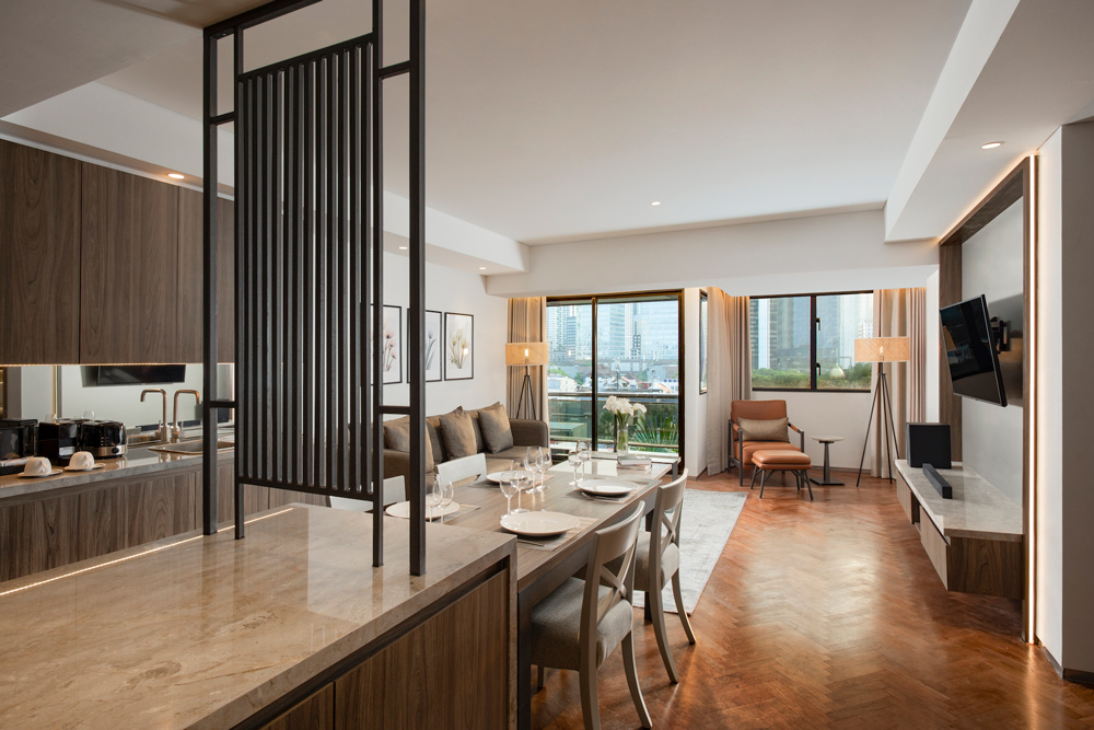 oakwood's serviced residences in jakarta but in kuningan