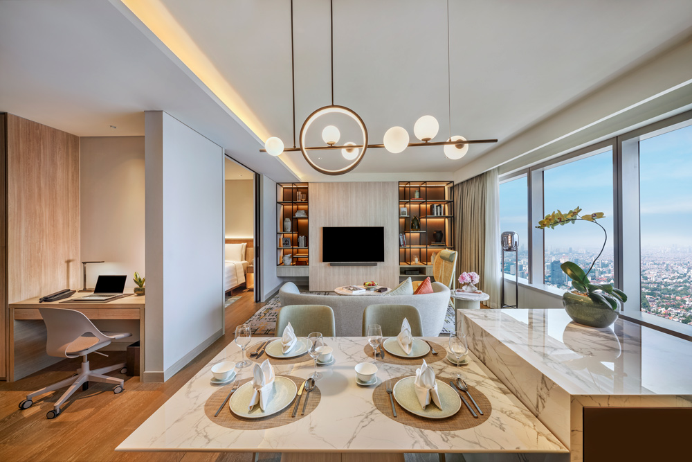 parkroyal jakarta's serviced residences in jakarta (tallest building in indonesia)