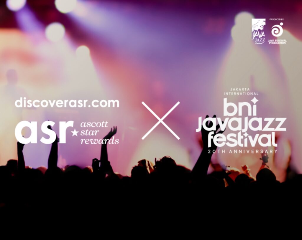 This year, the Java Jazz Festival 2025 welcomes a fresh rhythm – one that brings travel, lifestyle, and loyalty into harmony. For the first time, Ascott Star Rewards (ASR), the global loyalty programme by The Ascott Limited, joins as one of primary sponsors of the festival, taking place from 30 May to 1 June 2025 at JIExpo Kemayoran, Jakarta.