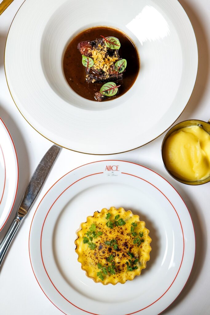 Bastille Day, celebrated every 14th of July, marks the storming of the Bastille prison in 1789 — a moment that sparked the French Revolution and came to symbolise liberty, unity, and the power of the people. At ALICE, this revolutionary spirit is translated into each plate, which pays homage to France’s enduring cultural and gastronomic legacy.