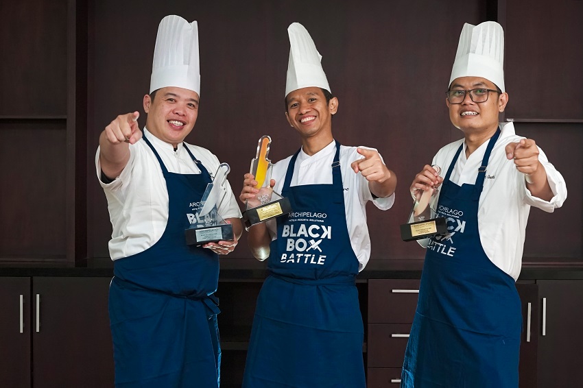 For the Food Category Winners, first place was Aris Triyono from Padjajaran Bogor, who won the Charles Brookfield Trophy and cash prize. Placing second was Febrian Sjarif from Aston Priority Simatupang, winning the John Flood Trophy and cash prize. Third place was Ari Gusti from hotel Gatot Subroto – winner of the People’s Favorite Trophy and cash prize.