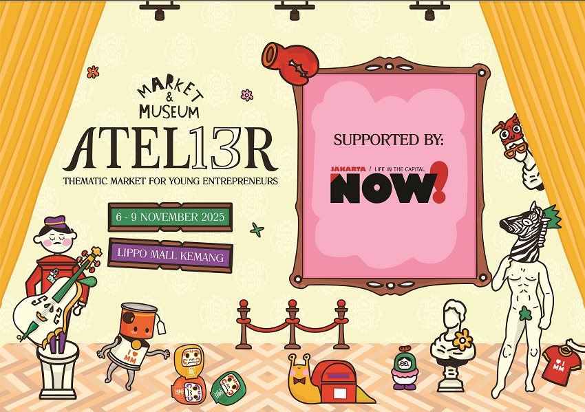 Celebrating 13 years of Market & Museum, ATEL13R is a museum-inspired bazaar at Lippo Mall Kemang that, on 6 – 9 November 2025, will present a visual journey through its past events.
