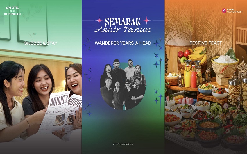 In celebration of the end of 2025, Artotel Wanderlust presents its New Year's Eve program, Semarak Akhir Tahun, featuring a series of four exciting programs that highlight Indonesia's cultural diversity while remaining fun, playful, edgy, and artistic.