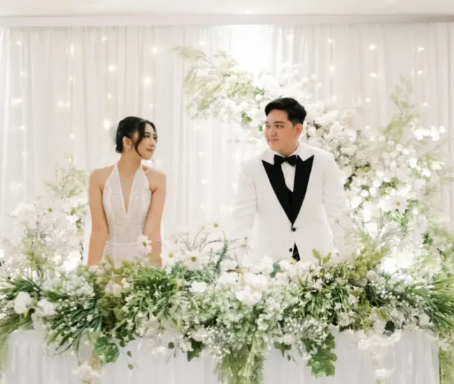 Romantic Wedding Couple