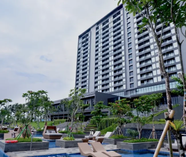 Carita Beach, a seaside destination on Java's west coast