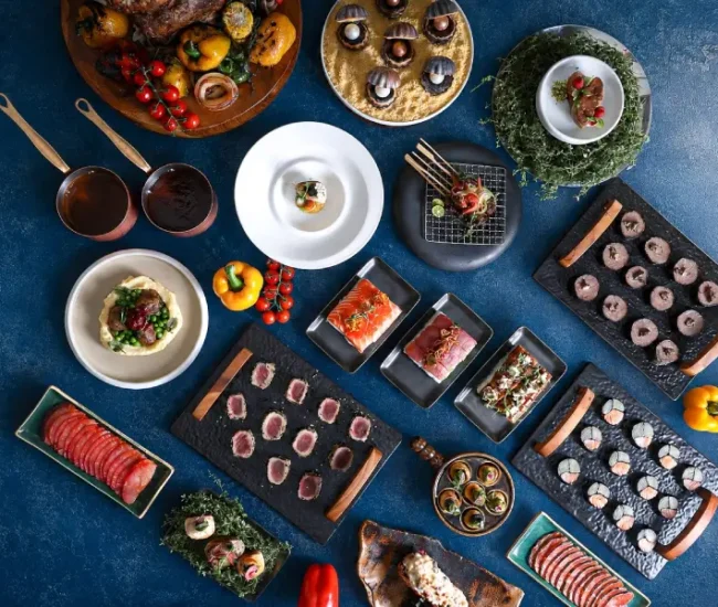 TOP VIEW COASTAL ATELIER BRUNCH